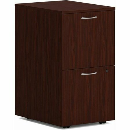 THE HON CO Pedestal, Mobile, F/F, 15inx20inx28in, Mahogany HONPLPMFFLT1